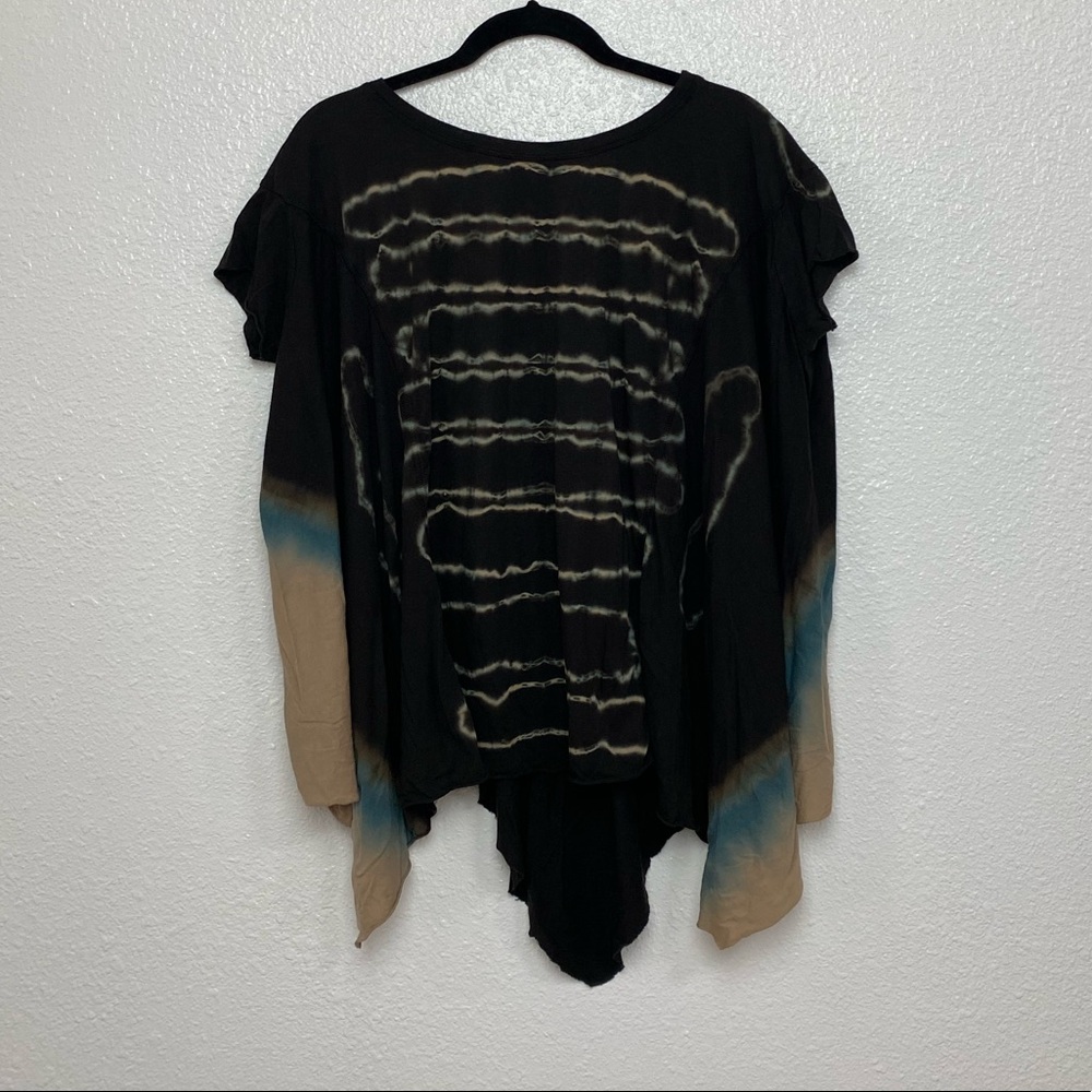 All Saints Abstract Short Sleeve Top
